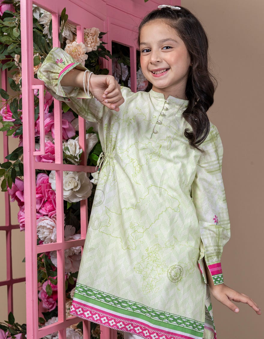 Green Lawn Kurti | Jglk-S-24-2526