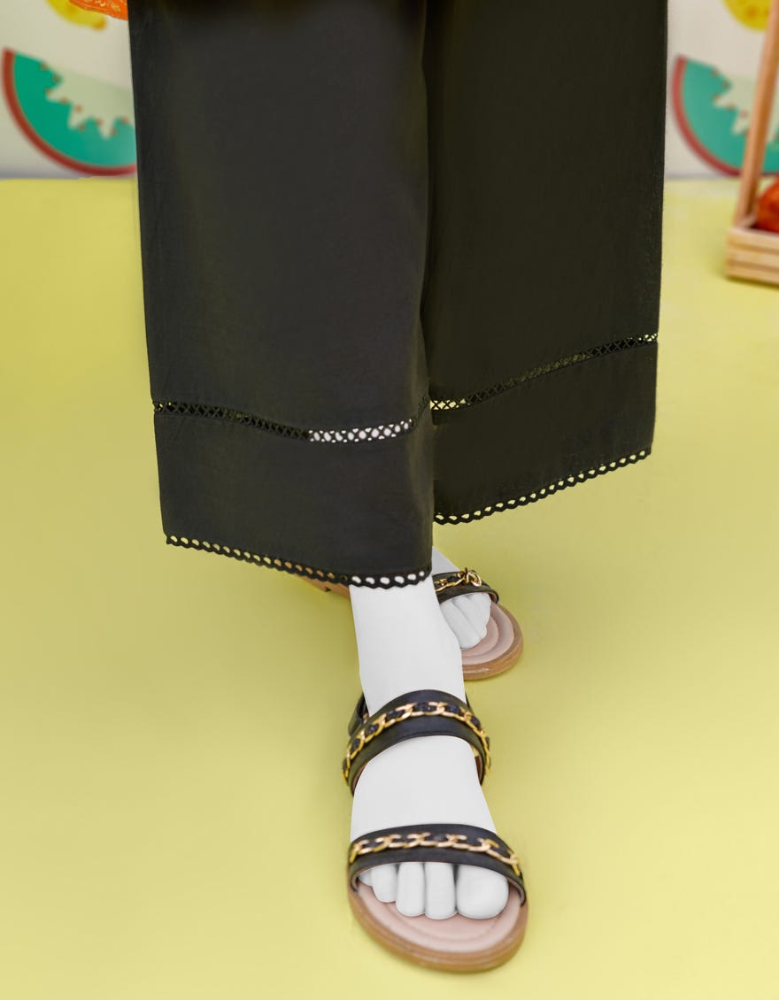 Black Lawn Girl Trousers | Jjgt-S-Jgt-24-4503