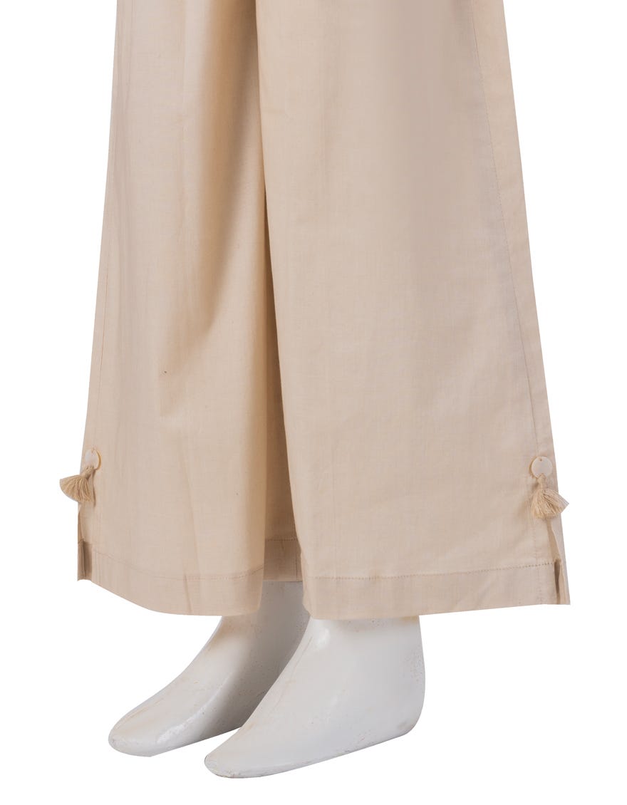 BEIGE LAWN BASIC TROUSERS | JJGT-S-JGT-25-4503