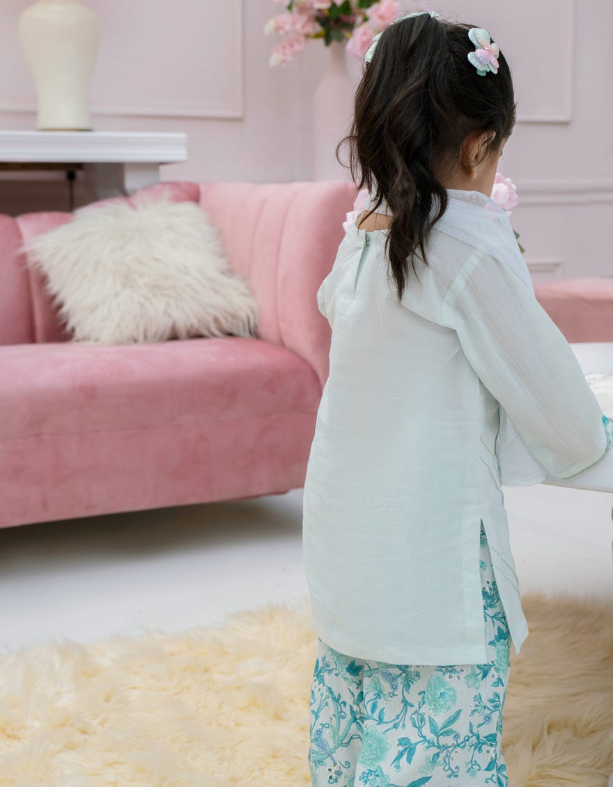 WHITE LAWN DYED 3PC STITCHED