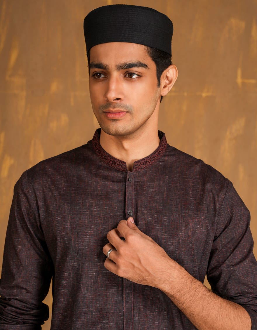 BLACK BLENDED MEN CAP | JJ-CAP-0001-R78