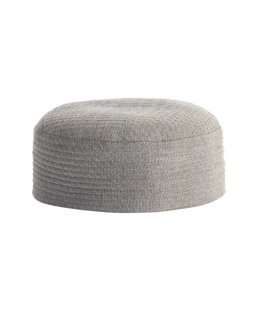 DARK GREY BLENDED MEN CAP | JJ-CAP-0018-R21
