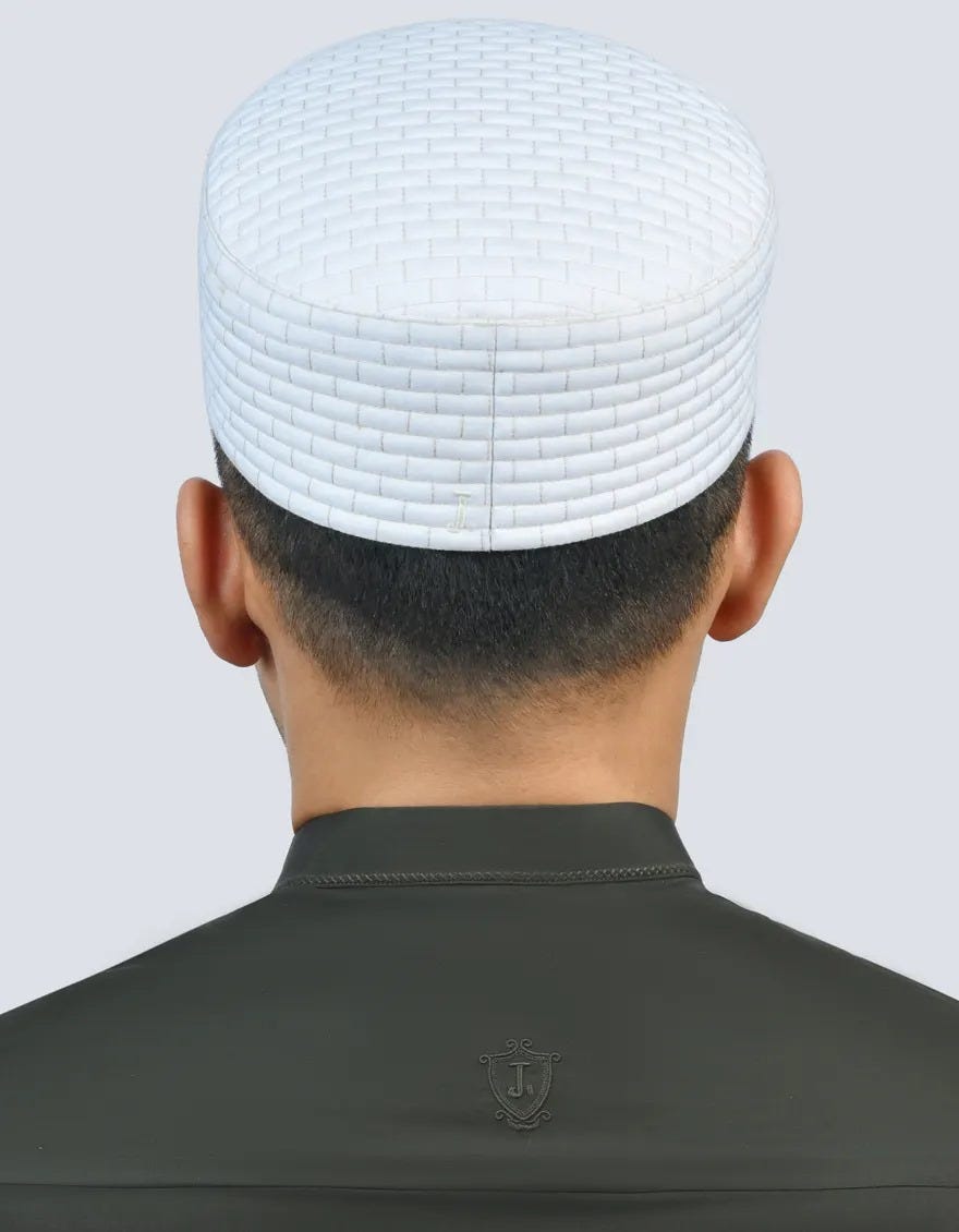 WHITE BLENDED MEN CAP | JJ-CAP-0026-R24
