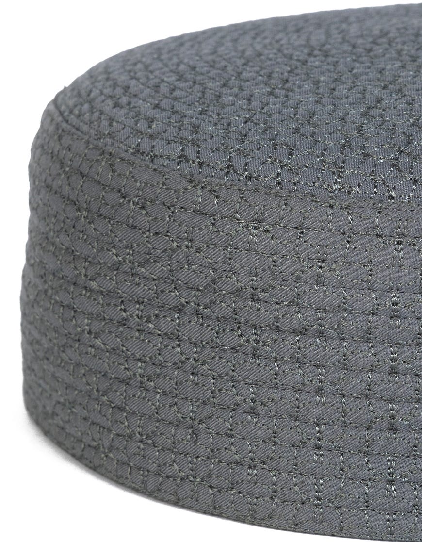 Grey Blended Men Cap | Jj-Cap-0030-R8