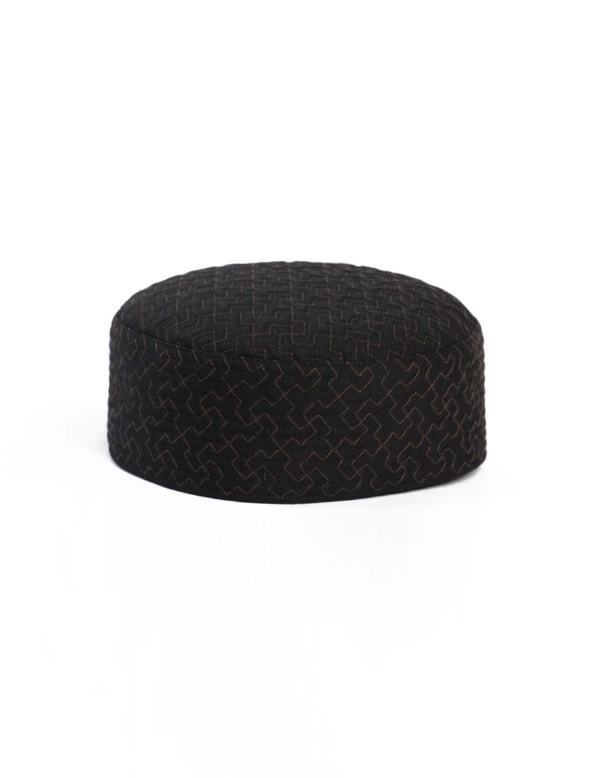 BLACK BLENDED MEN CAP | JJ-CAP-0034-R18