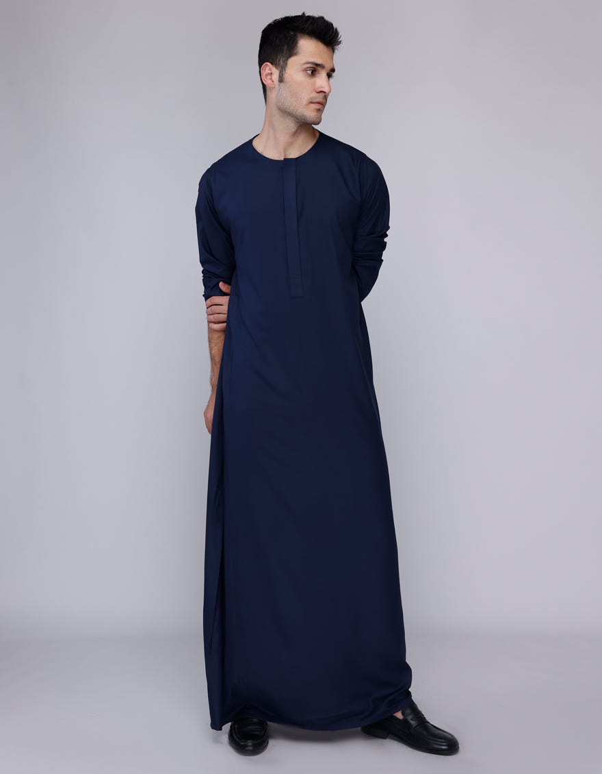 NAVY BLUE BLENDED JUBBA | JJ-JUBBA-33121