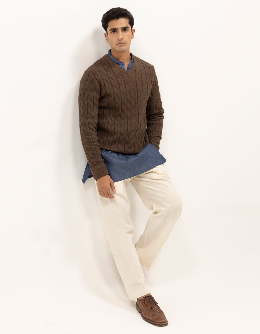 pluto-b-chocolate-brown-v-neck-sweater-jjswt0088