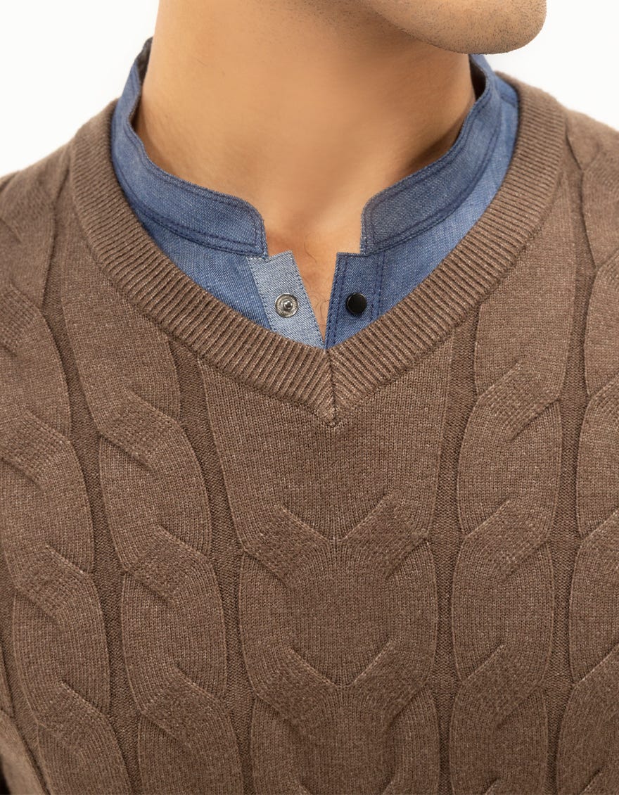 pluto-b-chocolate-brown-v-neck-sweater-jjswt0088