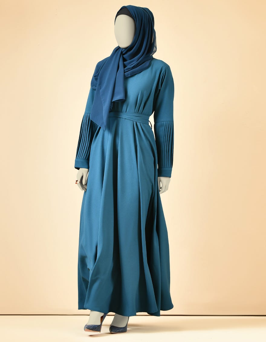 MULTICOLOR CREPE ABAYA | JJAB-22-008