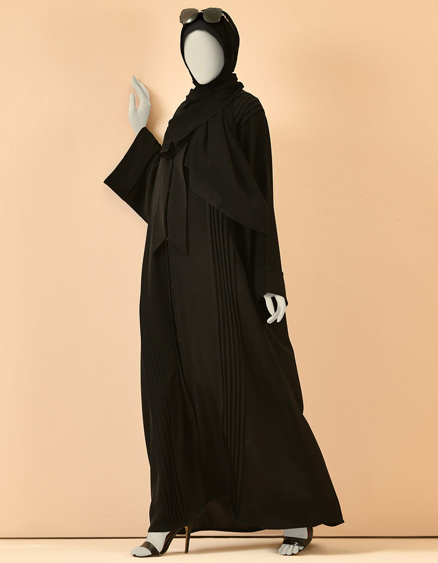 BLACK ABAYA | JJAB-22-010