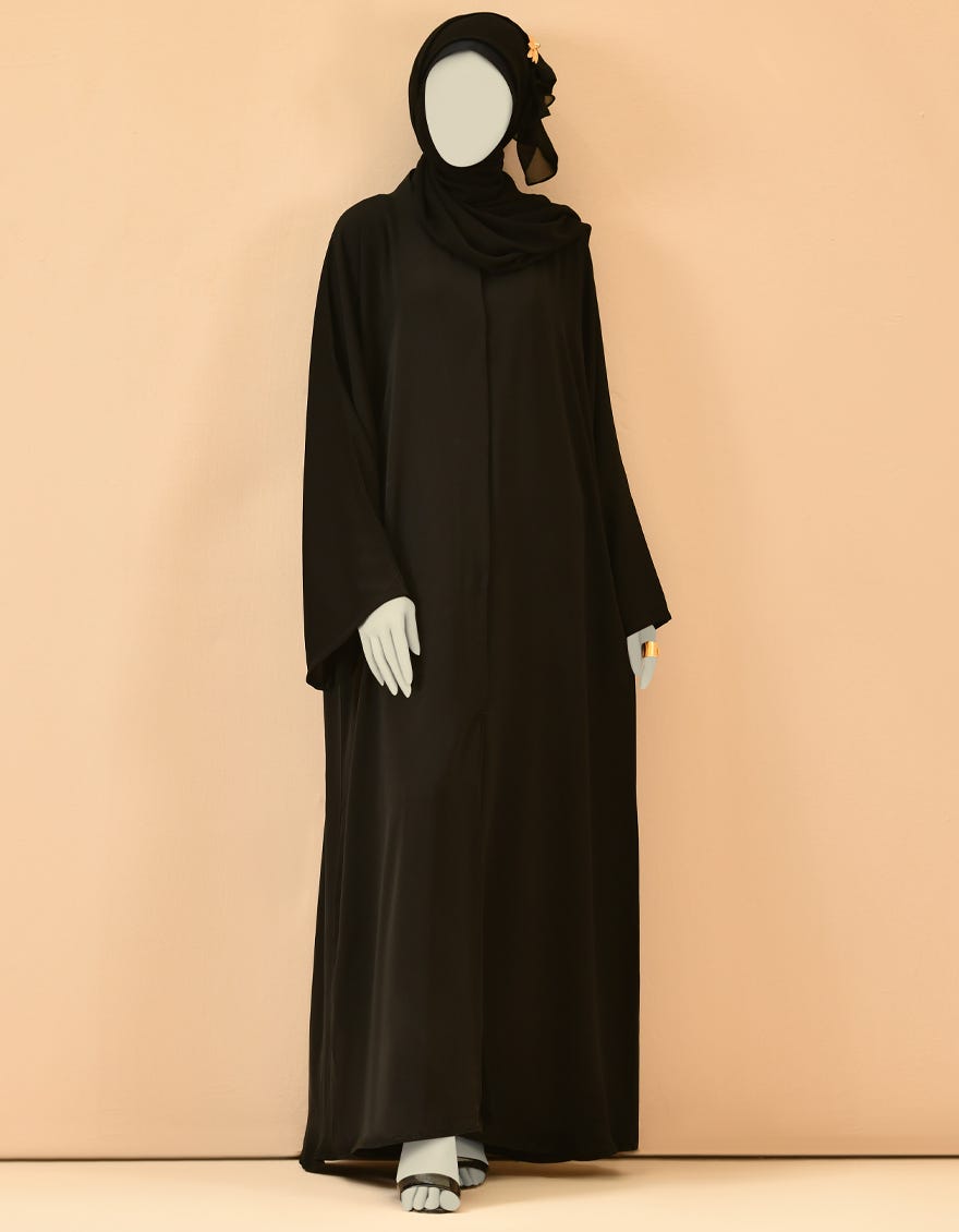 BLACK ABAYA | JJAB-22-011
