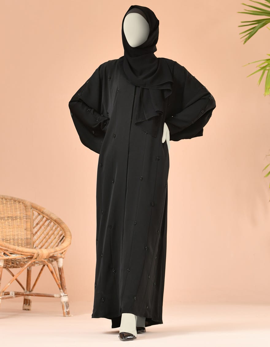 BLACK ABAYA | JJAB-22-038