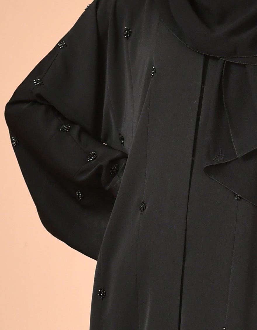 BLACK ABAYA | JJAB-22-038