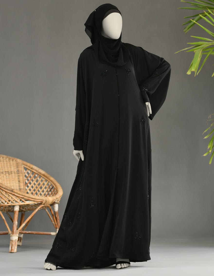 BLACK ABAYA | JJAB-22-039