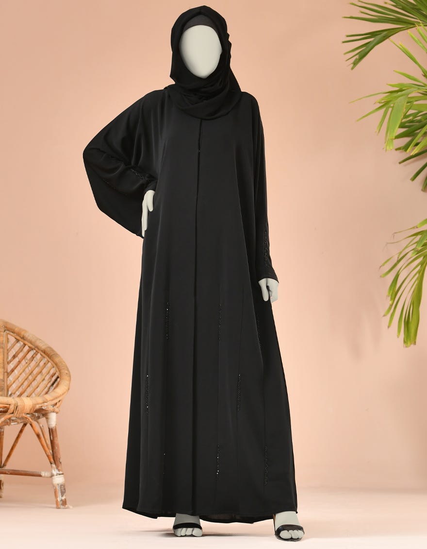 BLACK ABAYA | JJAB-22-041