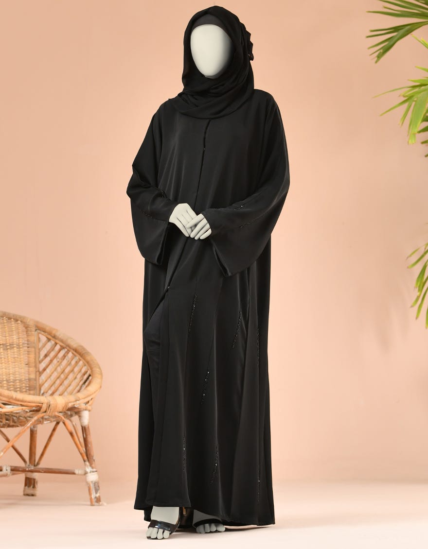 BLACK ABAYA | JJAB-22-041
