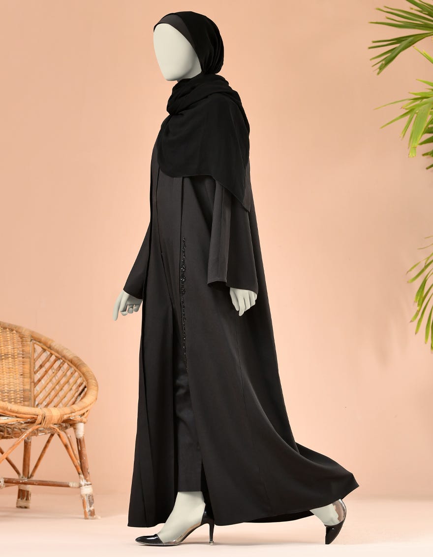 BLACK ABAYA | JJAB-22-042