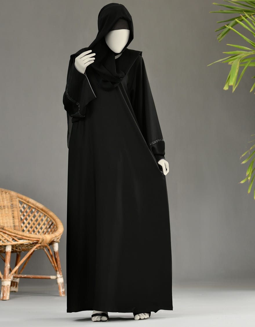 BLACK ABAYA | JJAB-22-046