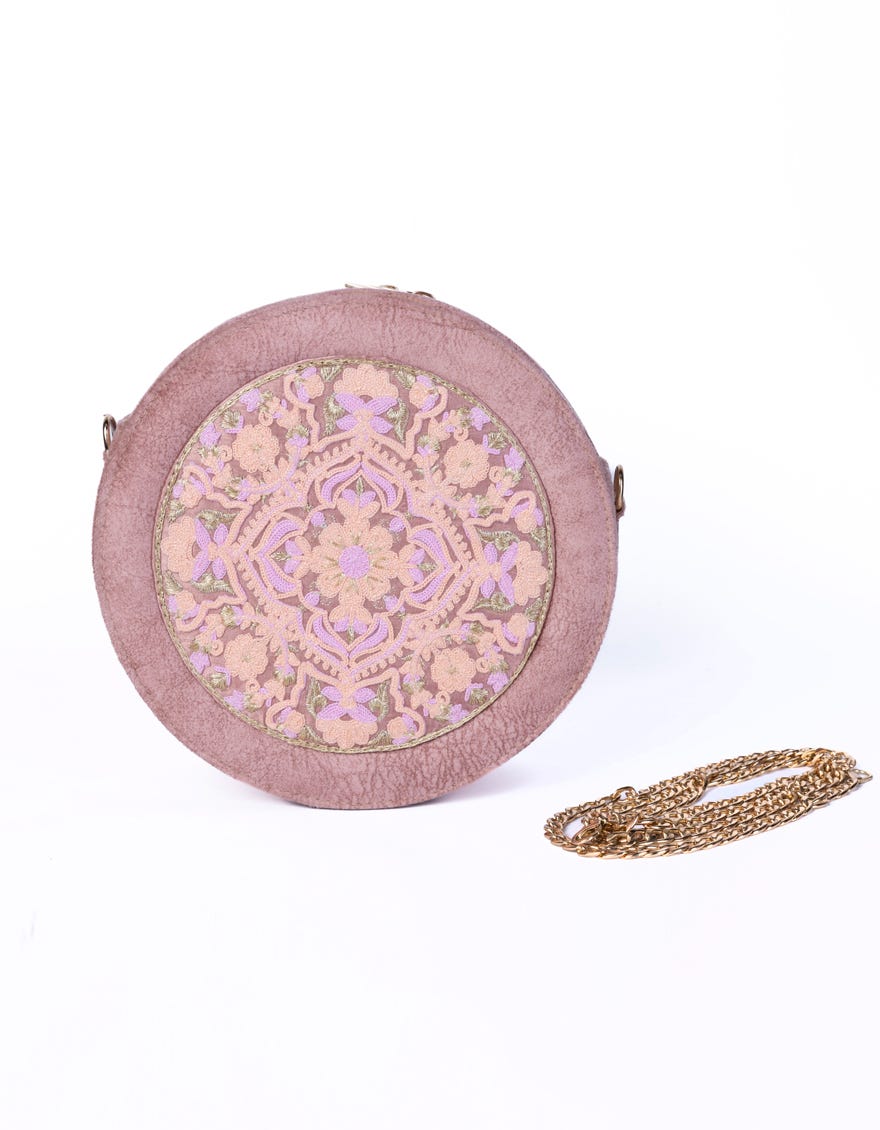 Fawn Velvet Handbag | Jjbl-24-047