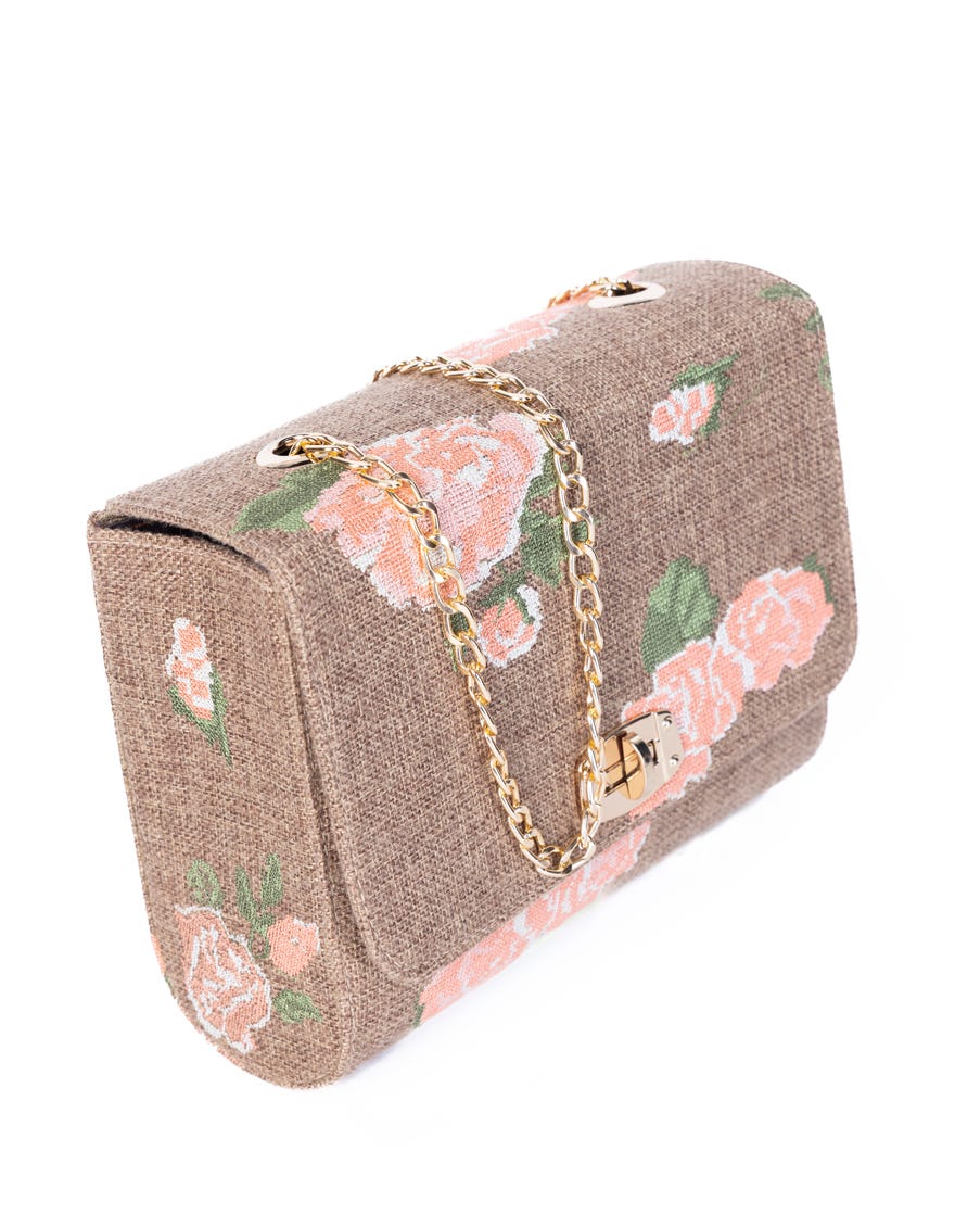 Beige Jute Handbag | Jjbl-24-052