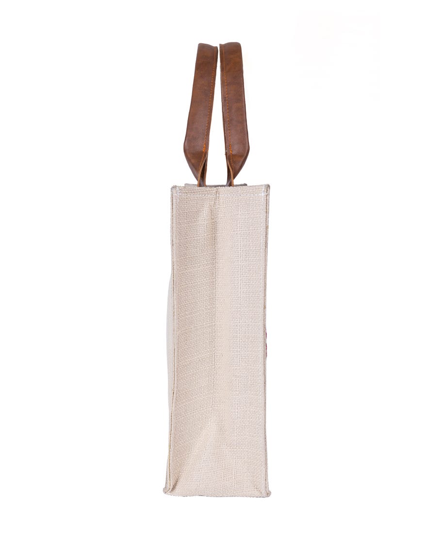 Beige Jute Handbag | Jjbl-24-055