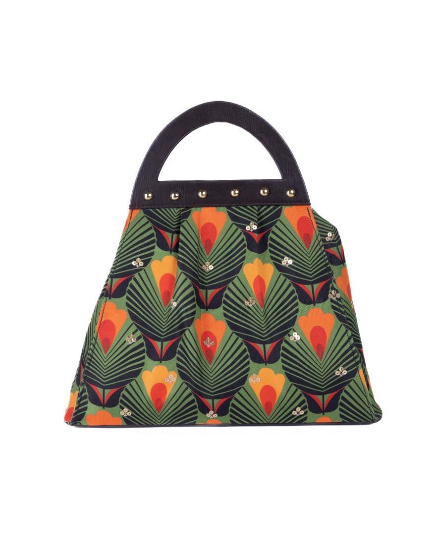 Multicolor Canvas Handbag | Jjbl-24-063