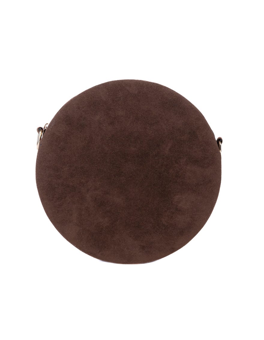 Brown Velvet Handbag | Jjbl-24-068