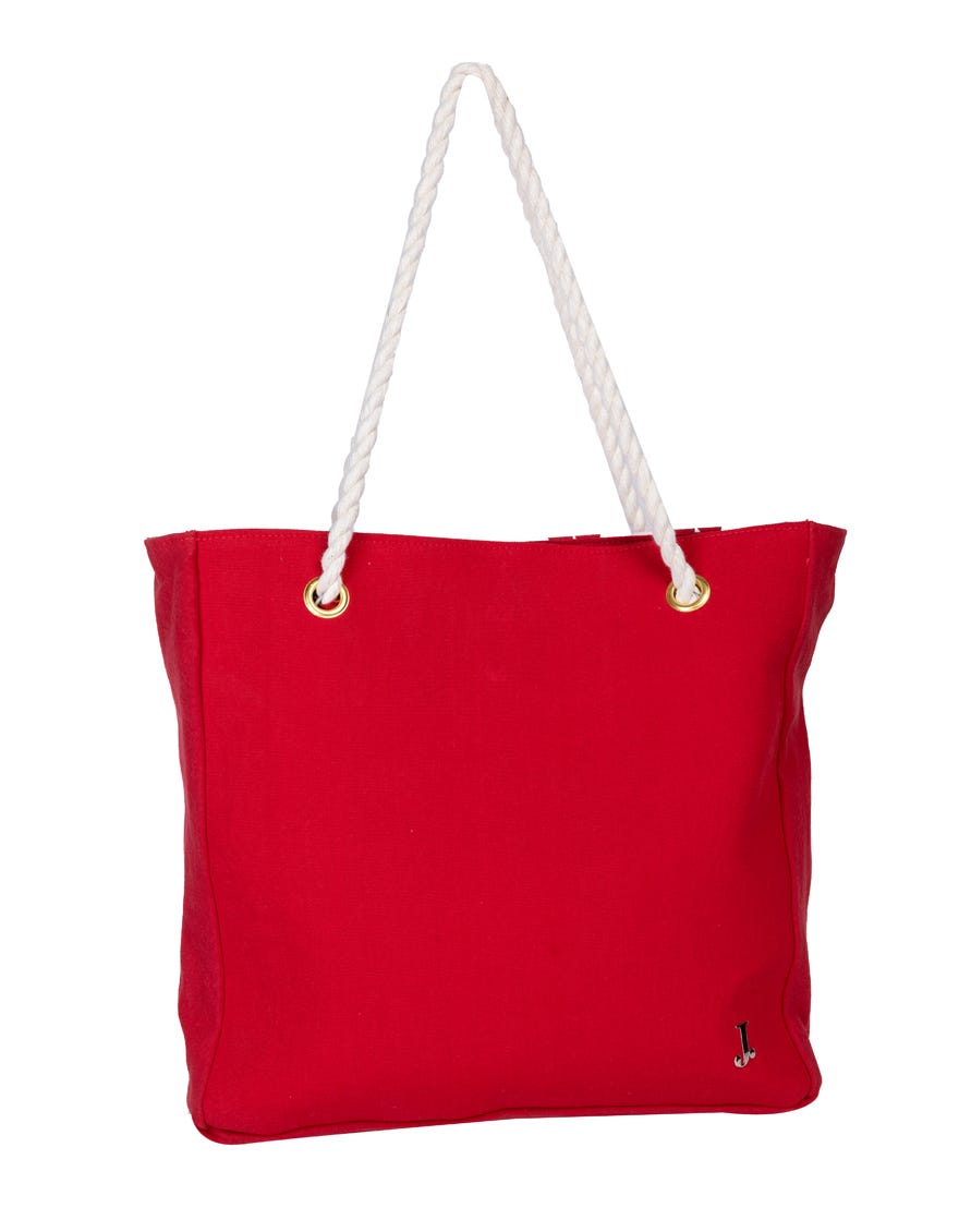 Red Canvas Handbag | Jjbl-24-075