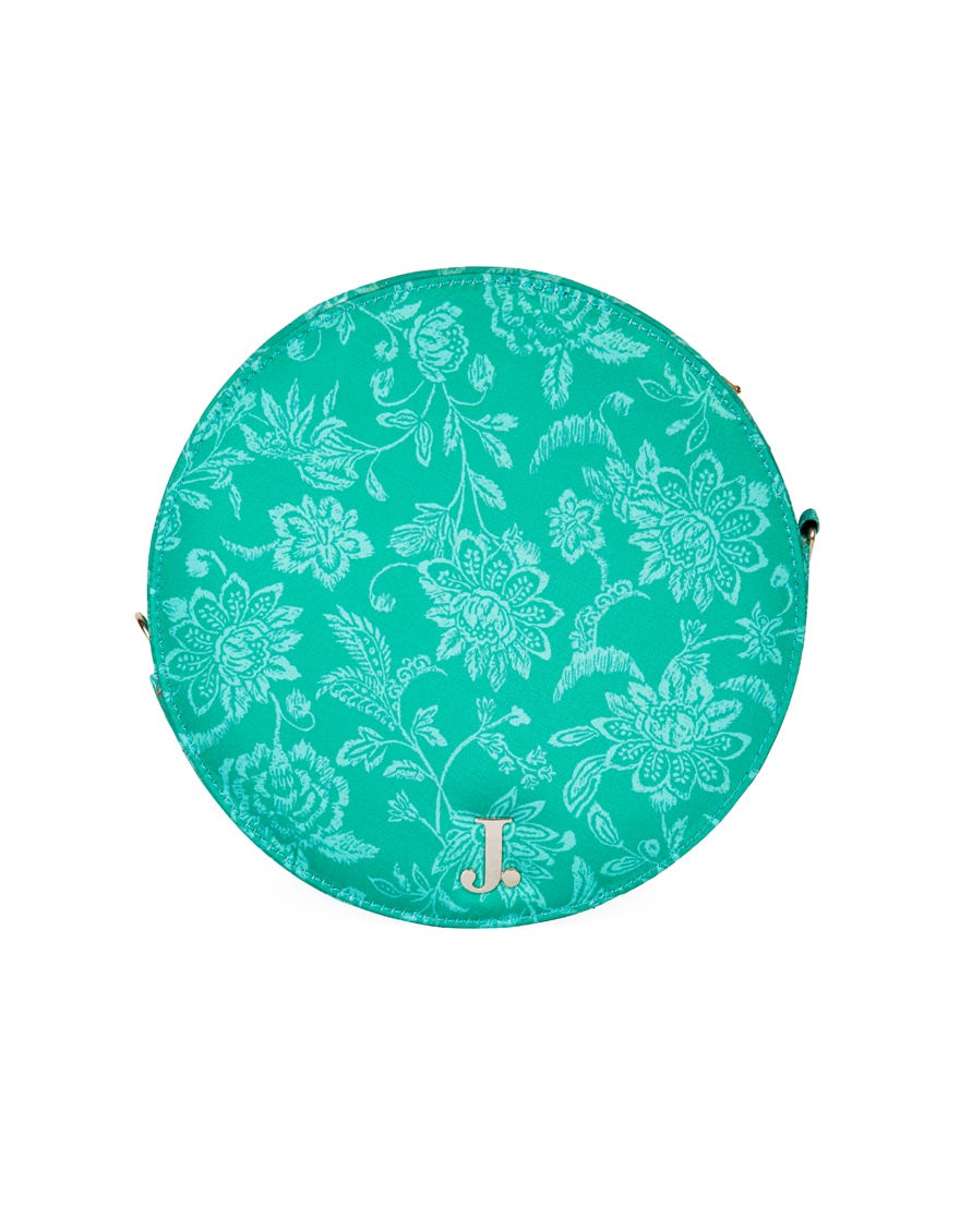 Green Silk Handbag | Jjbl-24-076