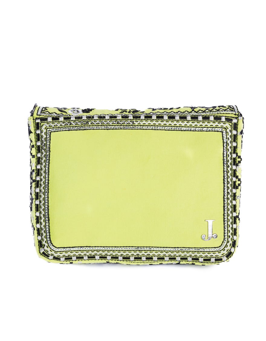 Green Silk Handbag | Jjbl-24-079