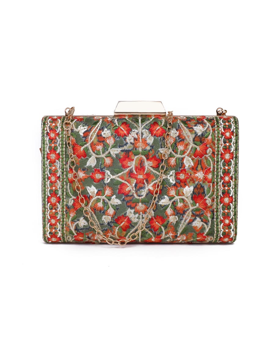 GREEN CLUTCH BAG | JJBL-24-081