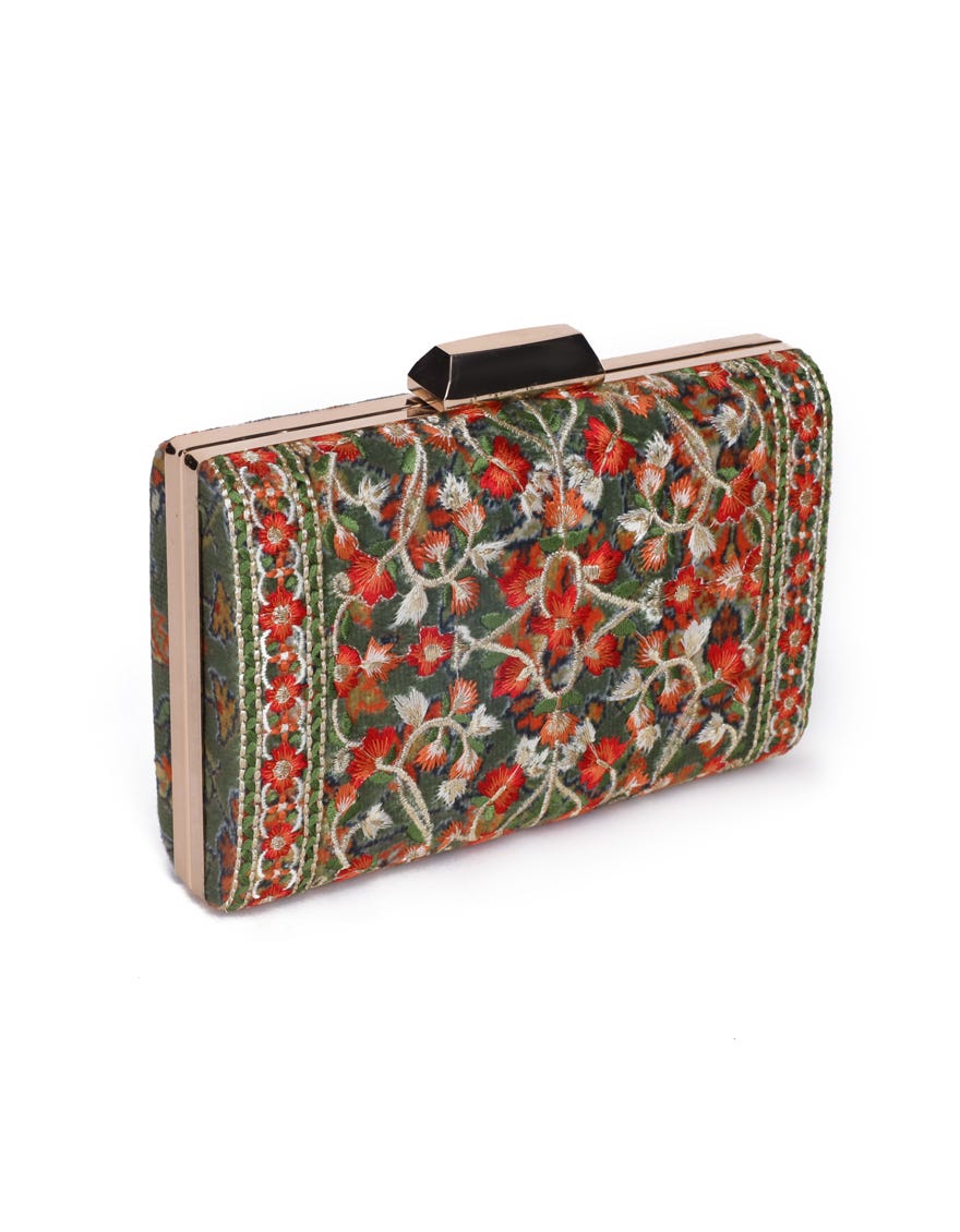 GREEN CLUTCH BAG | JJBL-24-081