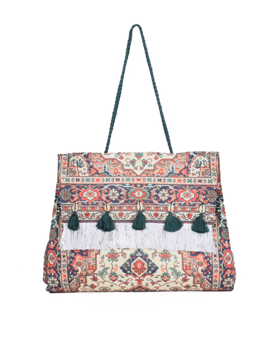 MULTICOLOR VELVET SIDE BAG | JJBL-24-087