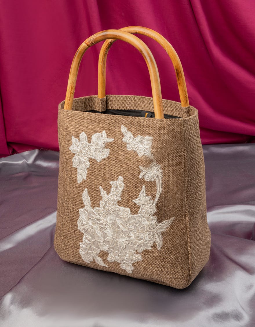 BROWN TOTE BAG