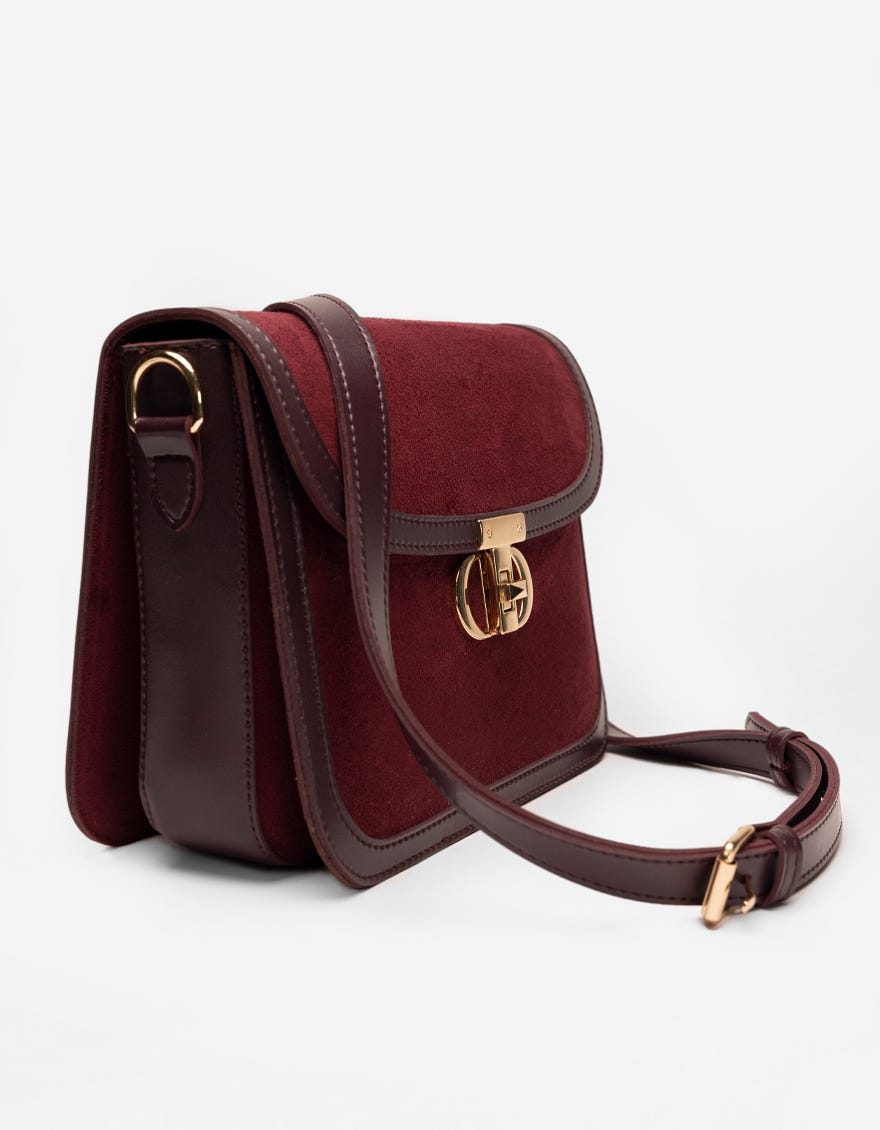 WINE RED SIDE BAG
