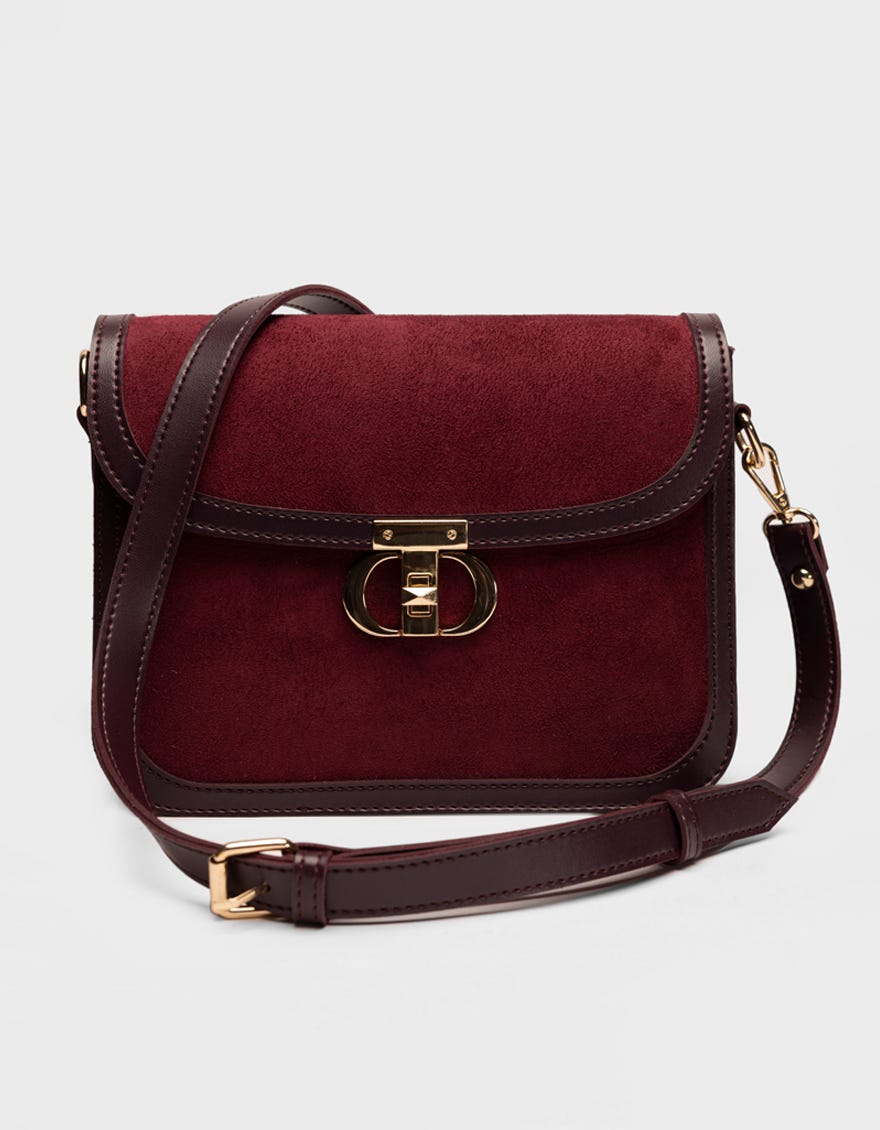 WINE RED SIDE BAG