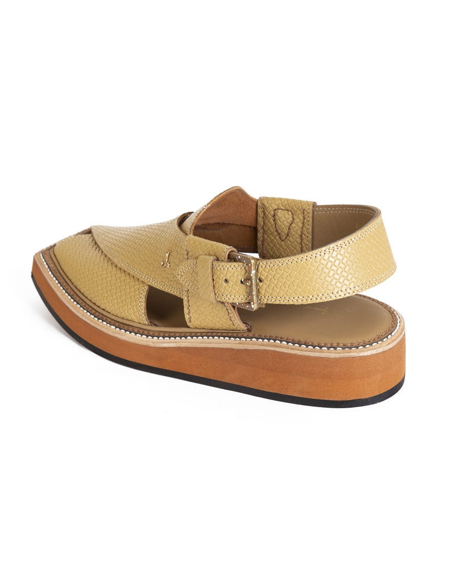 SAND PLAIN PESHAWARI SANDALS