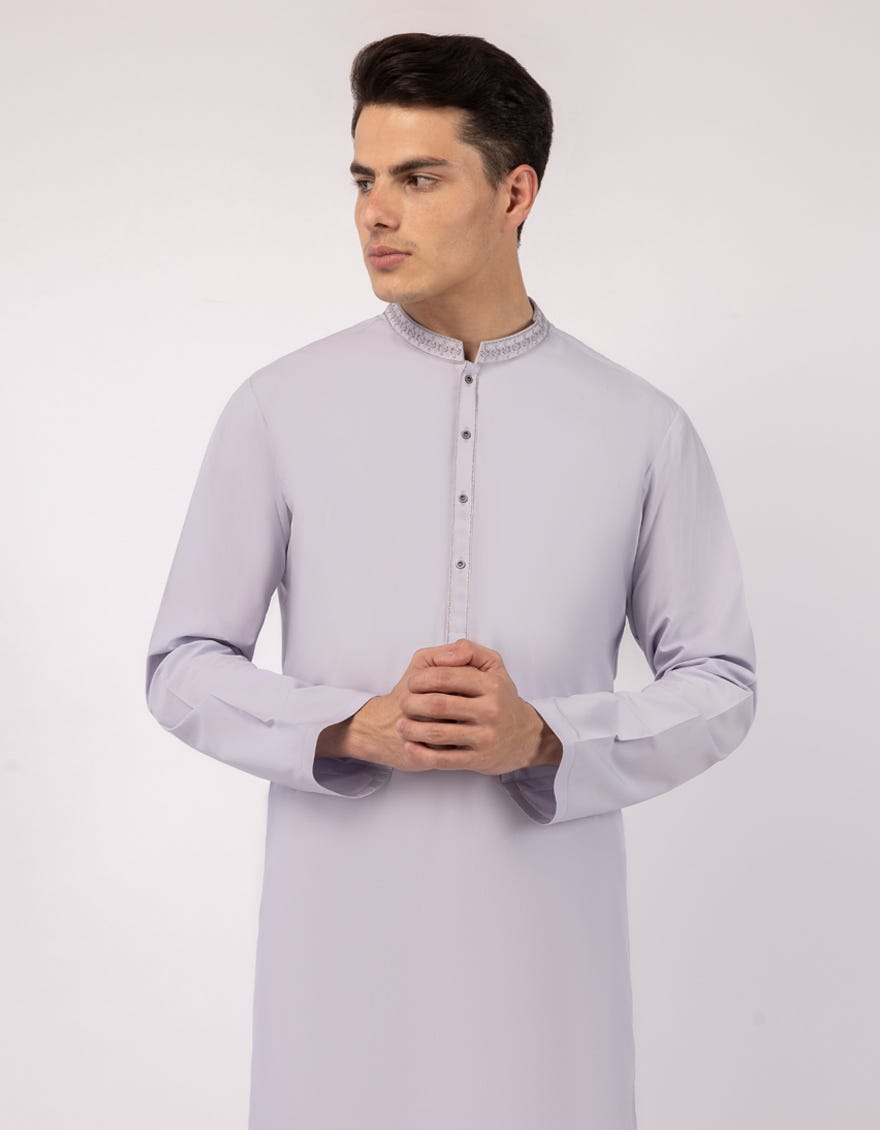 LIGHT LILAC SEMI-FORMAL KURTA