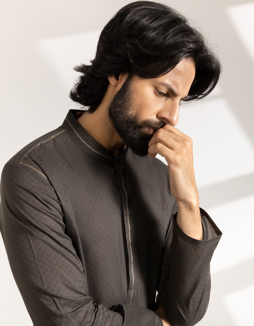 mehndi-brown-cotton-printed-semi-formal-kurta-jjka46799