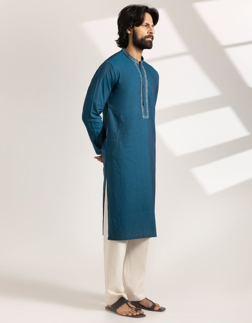 sea-green-cotton-formal-kurta-jjks50276