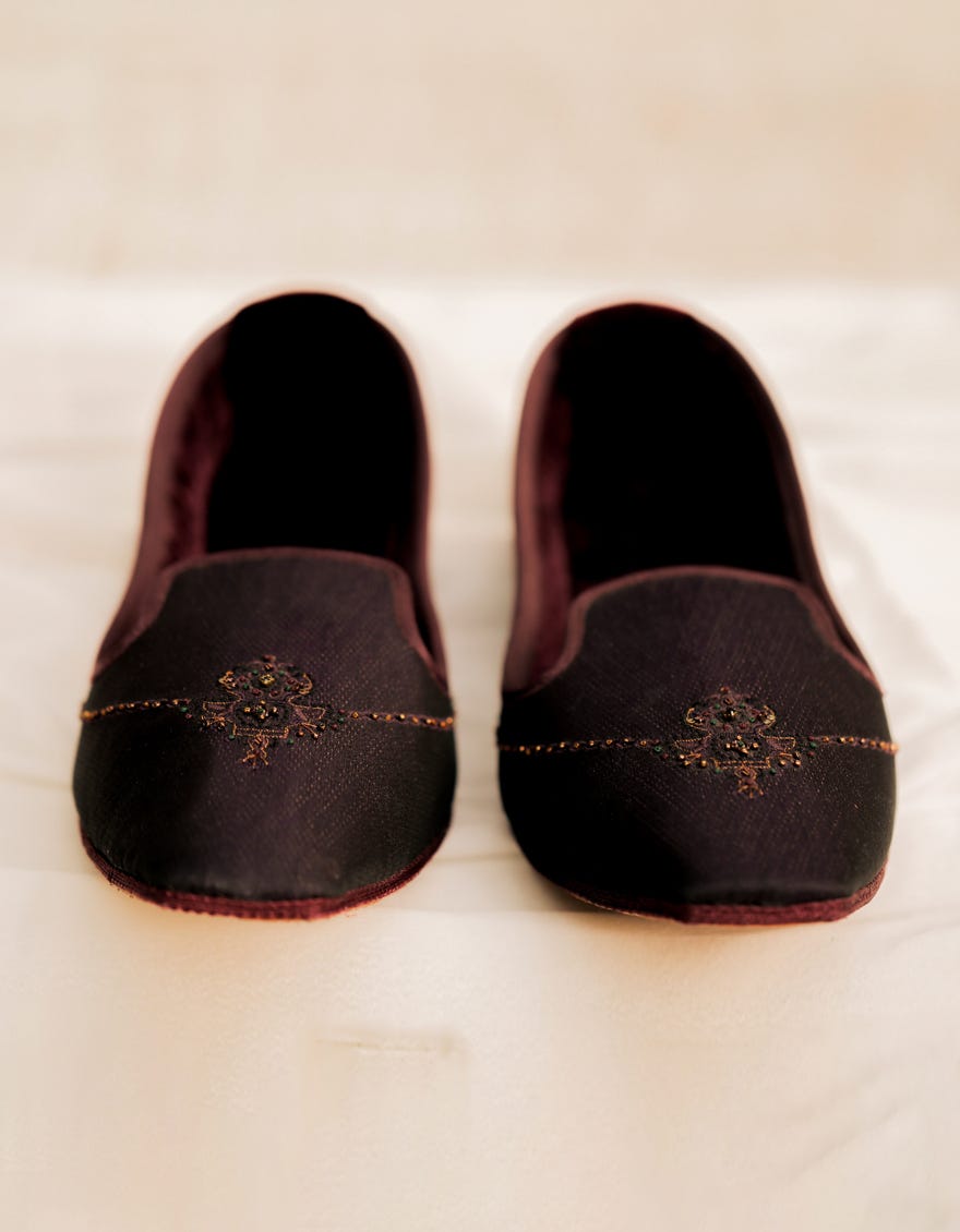 Purple Blended Khussa | Jjkh-582