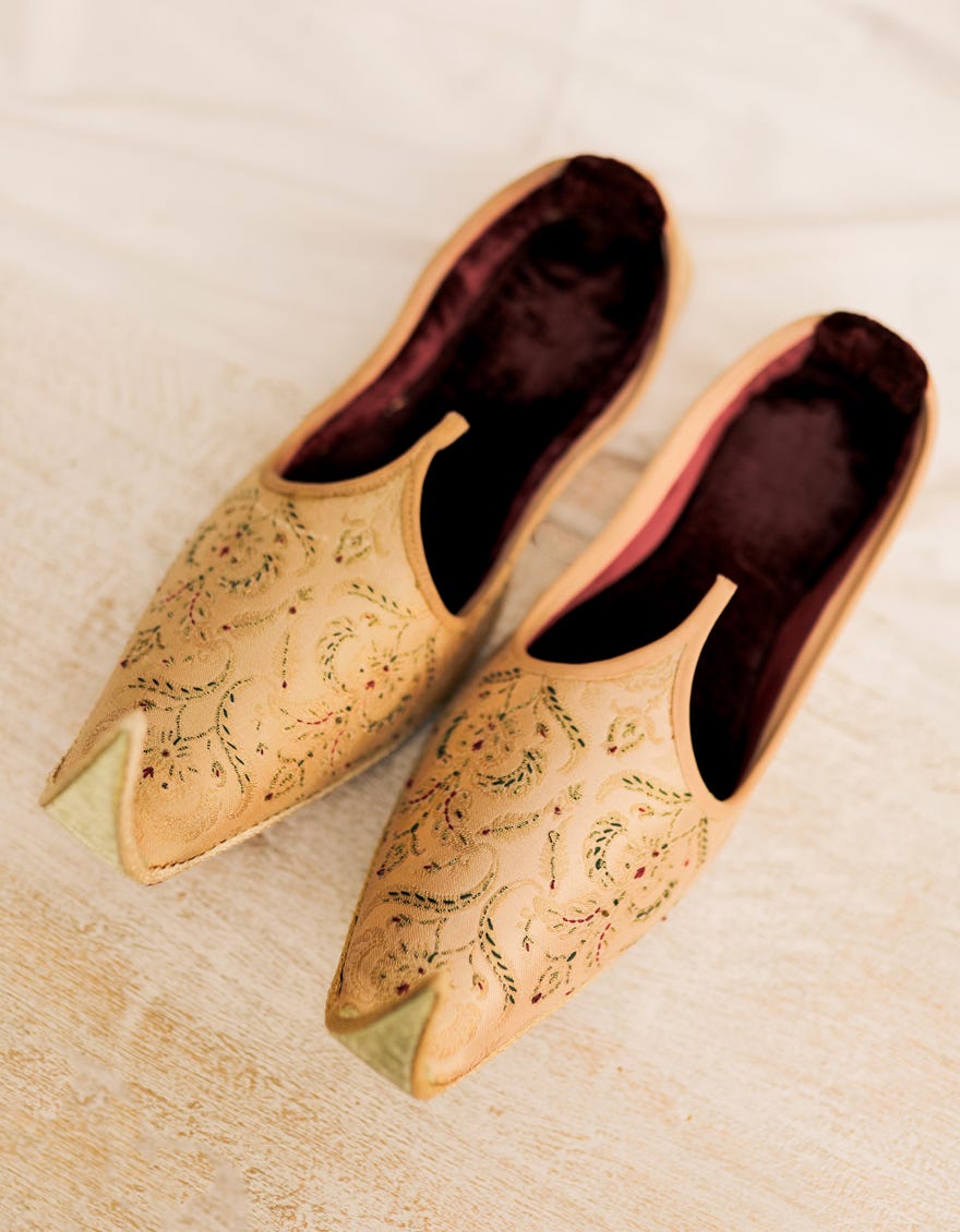 Beige Blended Khussa | Jjkh-585