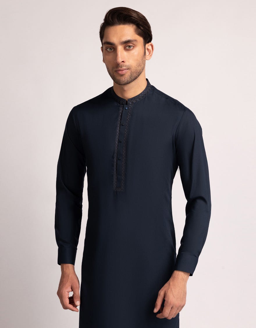 navy-blue-blended-semi-formal-kameez-shalwar-jjksa33567