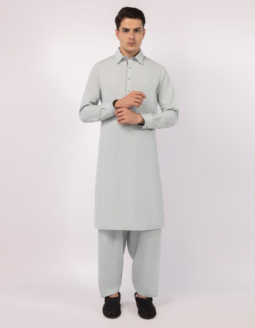 LIGHT MINT CASUAL KAMEEZ SHALWAR