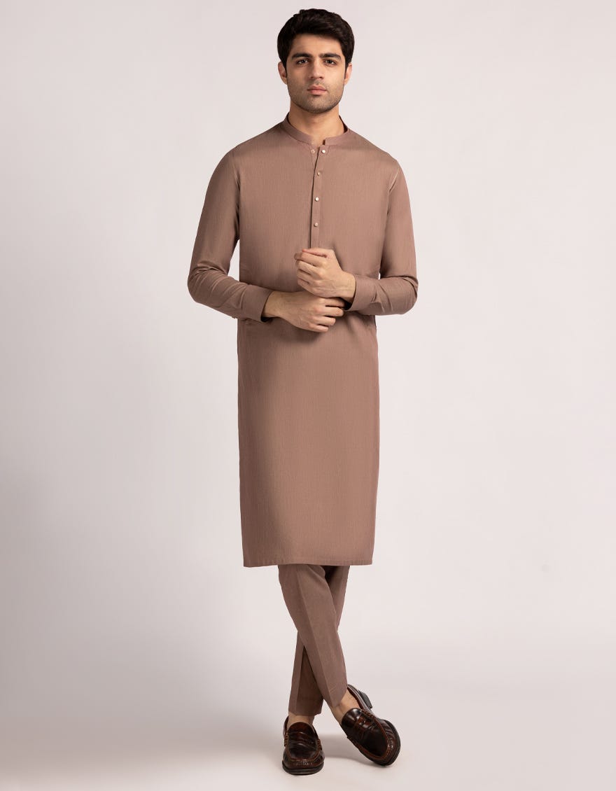 red-brown-cotton-kurta-trousers-jjkpa33657
