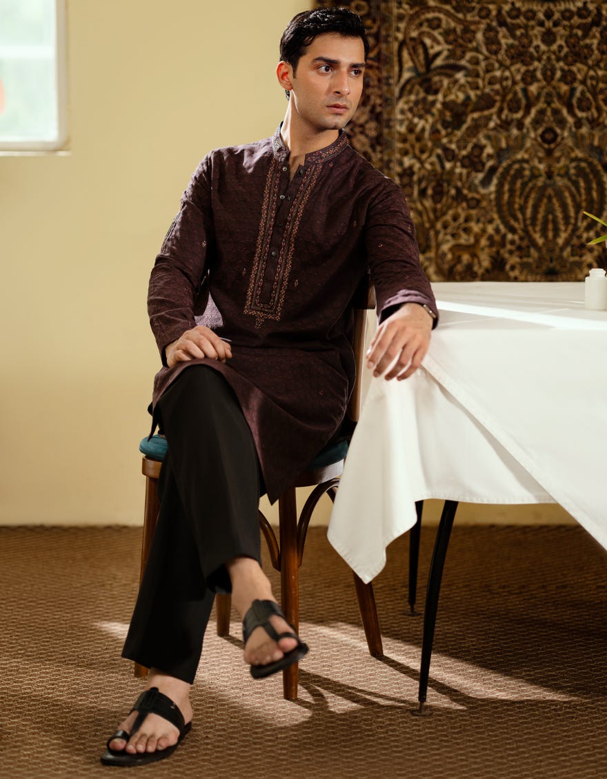 maroon-jacquard-special-kurta-jjkspa48233