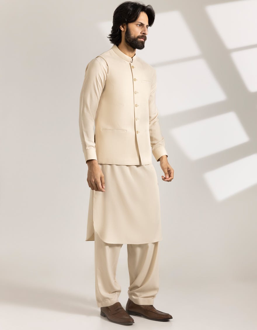 sand-blended-casual-kameez-shalwar-waistcoat-jjksvca47523