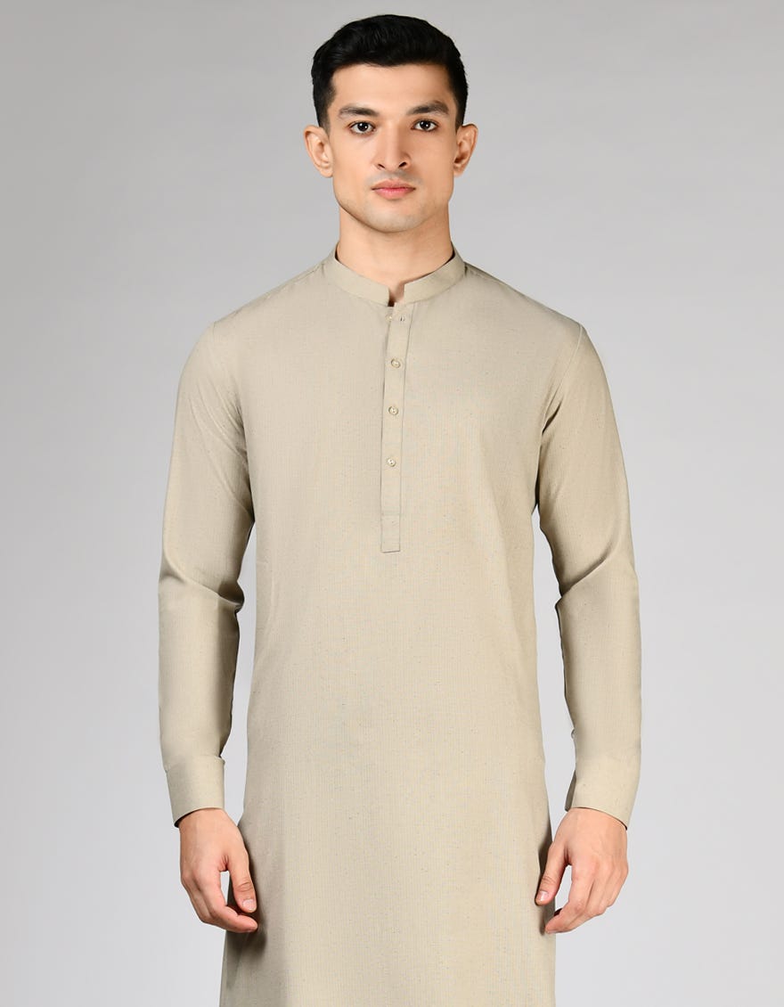 FAWN BLENDED UNSTITCHED KAMEEZ SHALWAR FABRIC | JJMS-2873