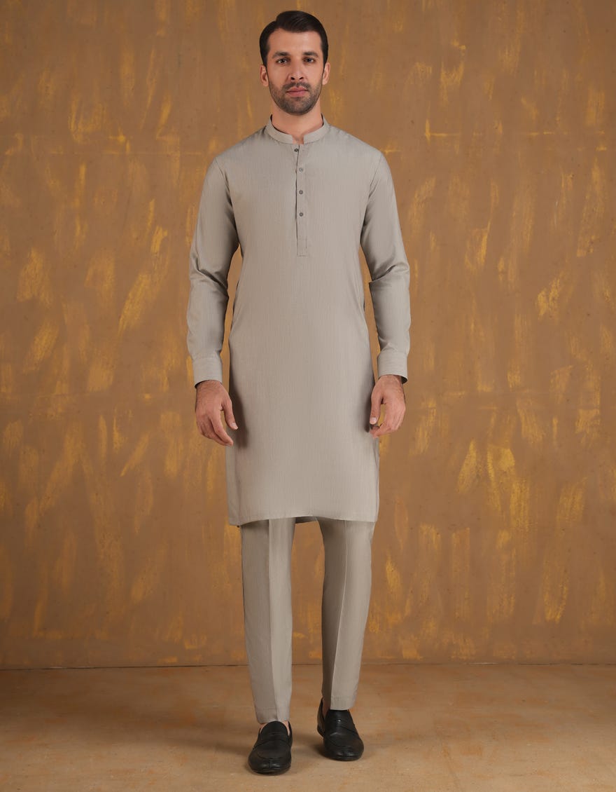 SAGE GREEN BLENDED UNSTITCHED KAMEEZ SHALWAR FABRIC