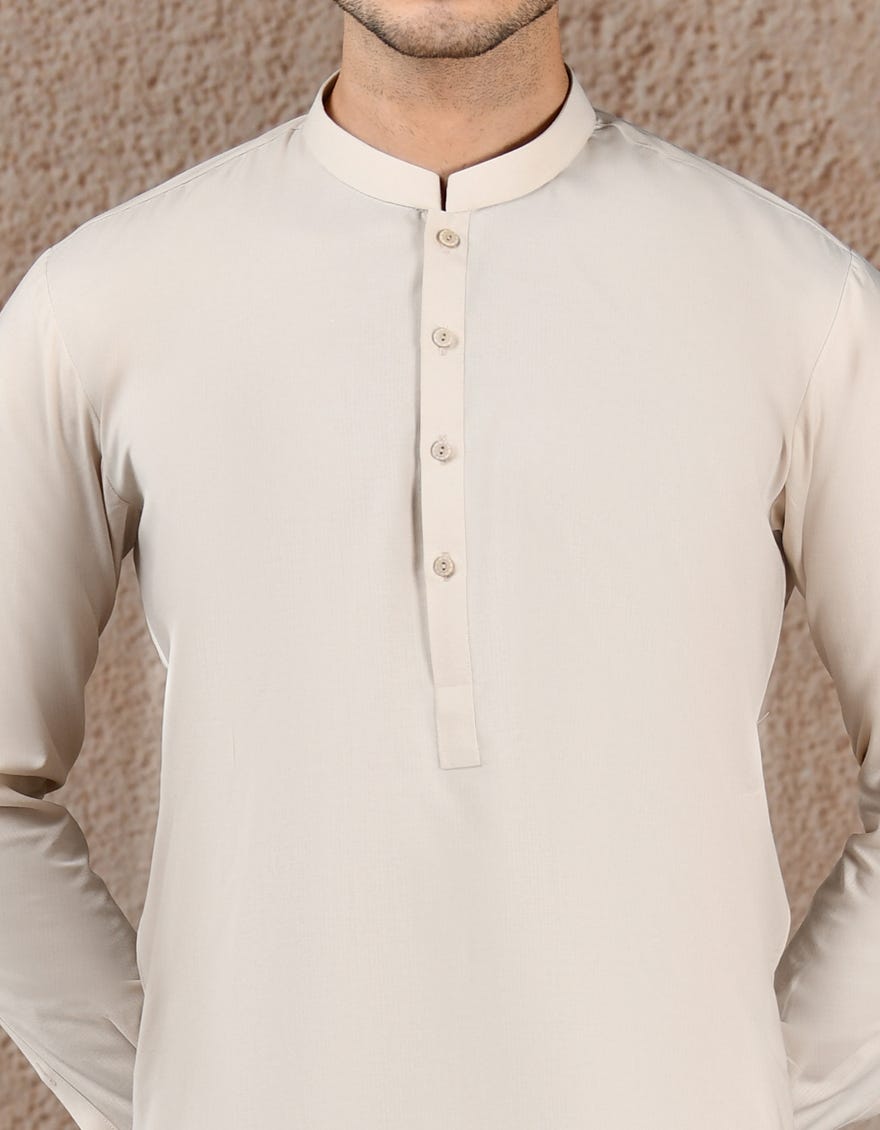 SAND BLENDED UNSTITCHED KAMEEZ SHALWAR FABRIC